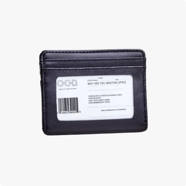 The Slim O.C.D. Black Wallet