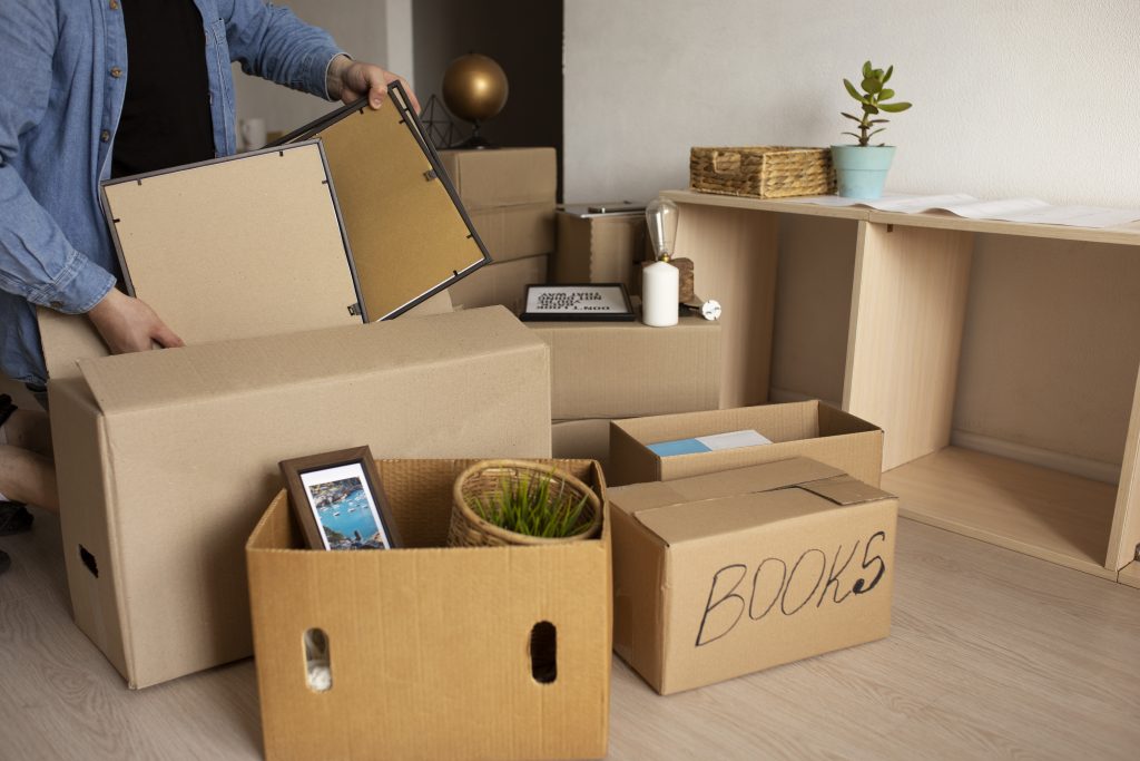 Organized moving boxes