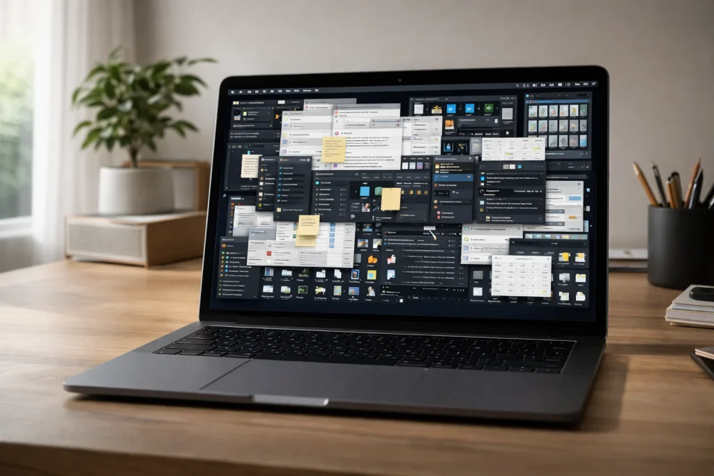 Cluttered desktop creates emotional instability